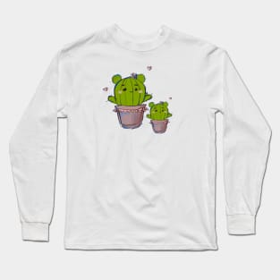 cute cactus plant Long Sleeve T-Shirt